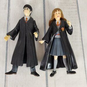 Harry Potter Herminoe Figurines 5" Tall Hard Plastic Wizarding World Hogwarts